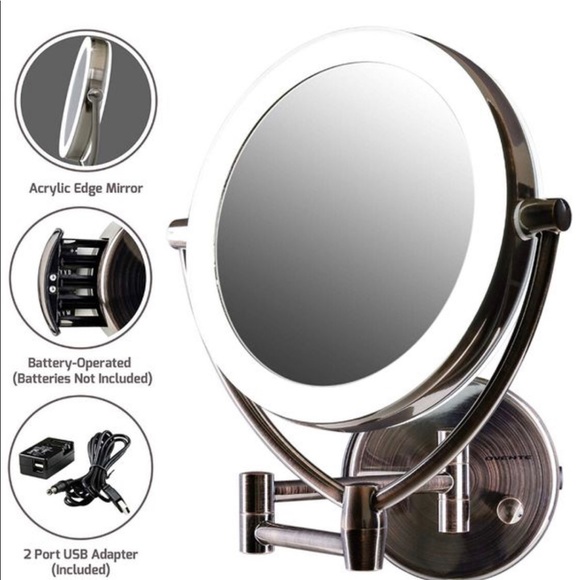 Bath Led Lighted Wall Mount Makeup Mirror Poshmark